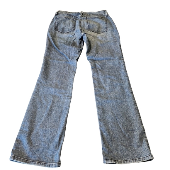 NYDJ Not Your Daughter’s Jeans mini boot  blue midrise straight leg denim Jeans - Picture 11 of 12